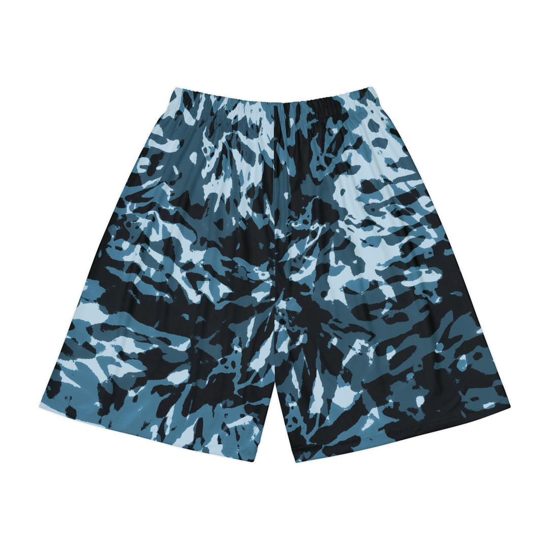 BLUE-GREY CAMO MEN'S SPORTS SHORTS (AOP) | CHAMPIONSHIP TRADITIONS