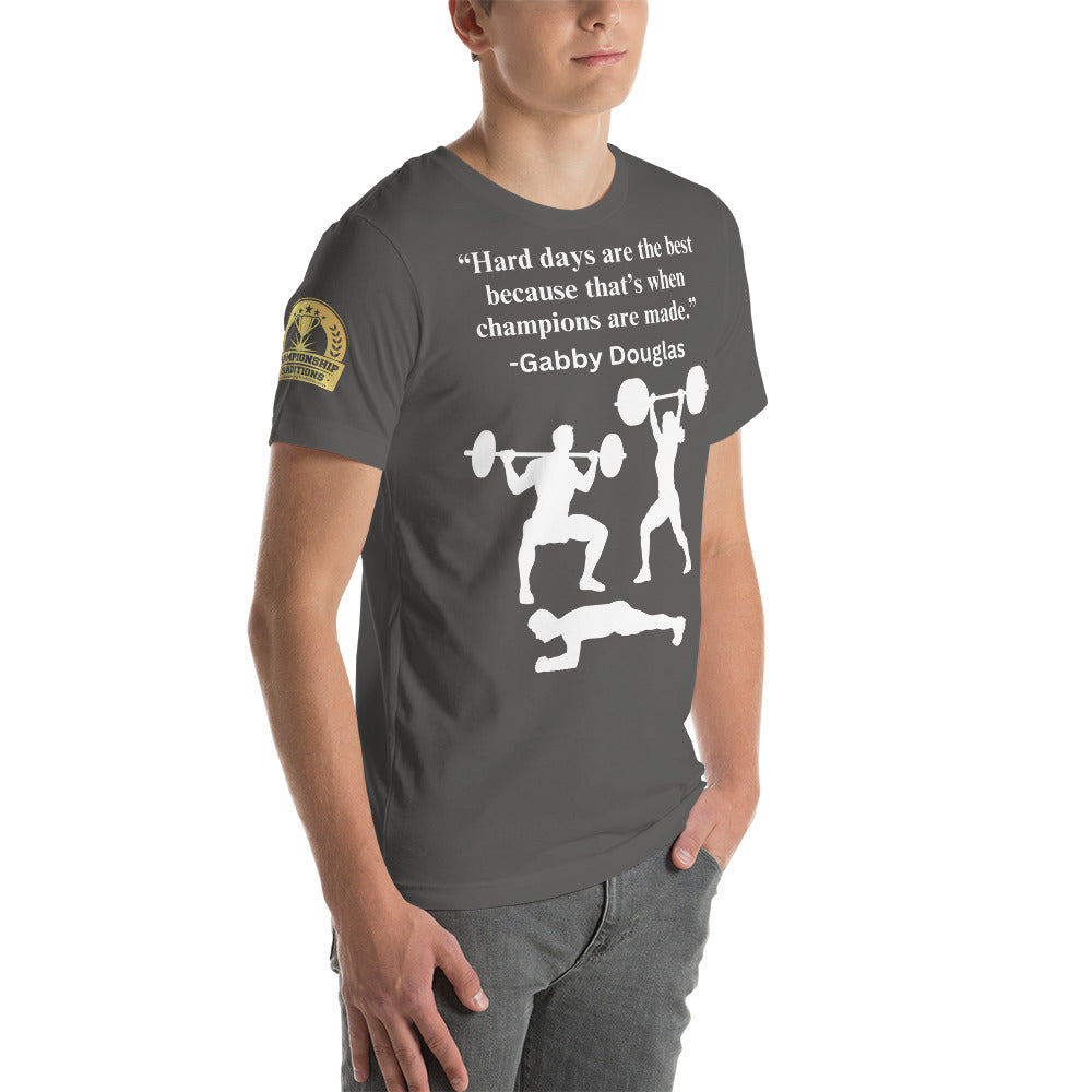 Hard Days - Dk Unisex t-shirt || Championship Traditions