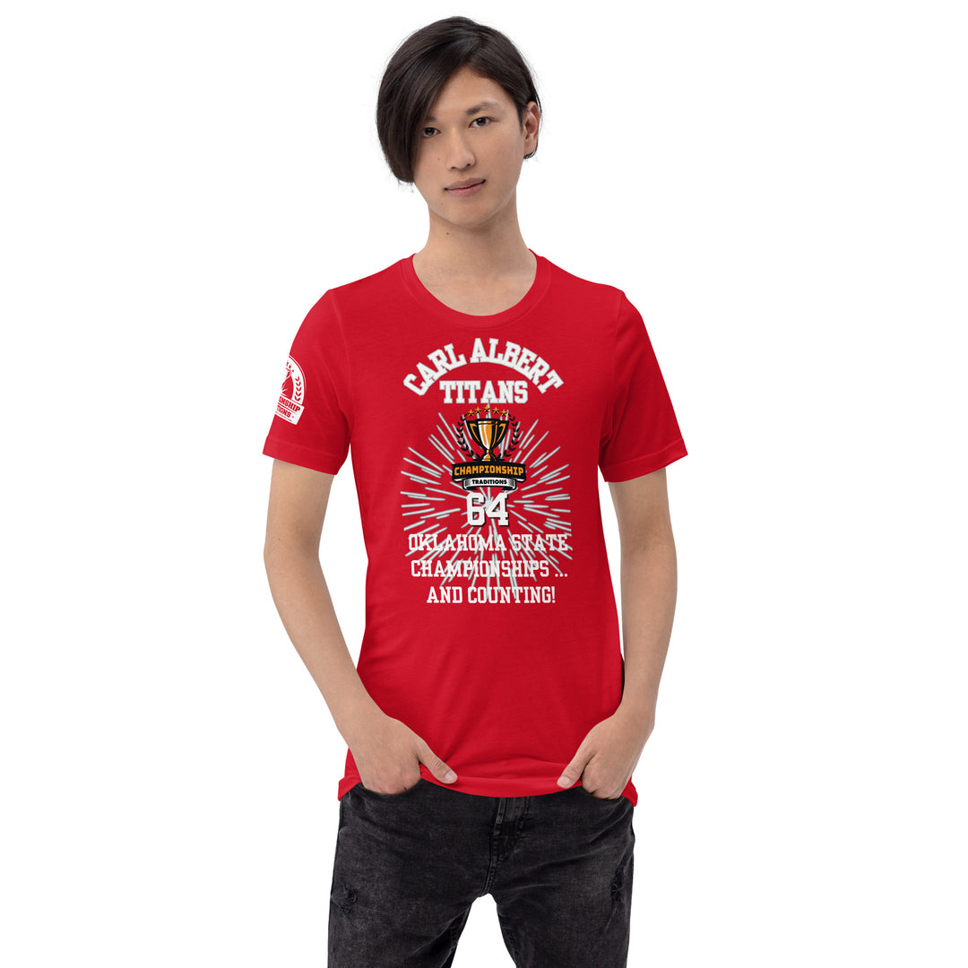 Carl Albert Red Championship LEGACY Unisex t-shirt